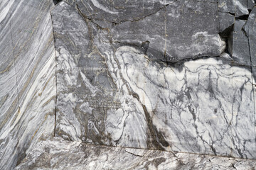 Wild marble rocks.