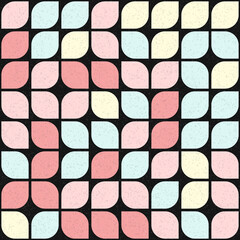 Abstract Geometric Pattern generative computational art illustration