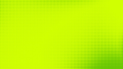 Dots halftone green color pattern gradient texture with technology digital background. Dots pop art comics with nature graphic design.