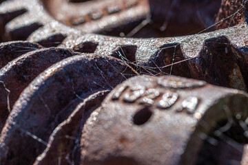 rusting farm equipment 