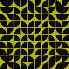 Quarter black color pattern. Black Yellow quarters pattern. Vector.