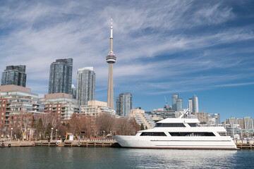Naklejka premium Toronto city skyline, Ontario, Canada