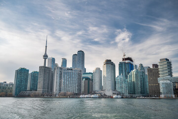 Obraz premium Aerial view of Toronto city skyline, Canada