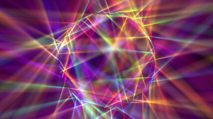 Obraz premium Digitally Generated Disco Laser neon Background