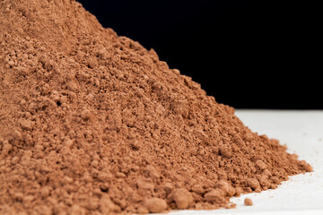 Fototapeta na wymiar cocoa powder is used in cooking