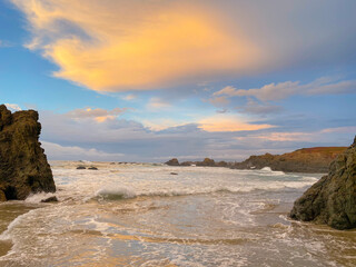 beach at sunset