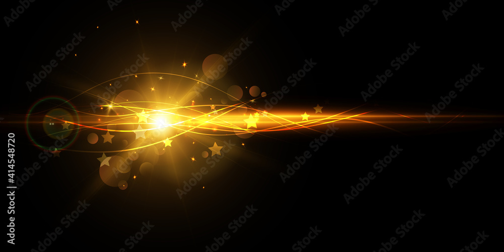 Poster abstract light effect for backgrounds and illustrations.