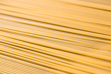 Raw pasta concept background. Italian cuisine spaghetti.