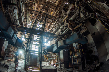 Abandoned power plant EC2 in Poland