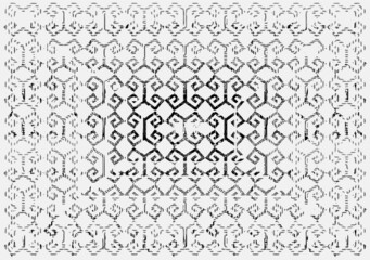 Ikat geometric folklore checks  ornament. Oriental vector  pattern. Ancient art of tartan . Tribal ethnic texture. Spanish motif on the carpet. Aztec style. Indian rug. Gypsy, Mexican embroidery.