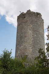 Naklejka premium castle Waxenberg - Lookout - Austria