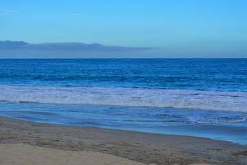 Fototapeta na wymiar Hermosa vista del mar a orillas de playas de Los Cabos Mexico