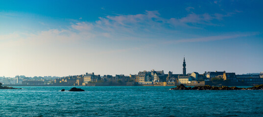 Fototapeta premium Roscoff Brittany From The Seaside