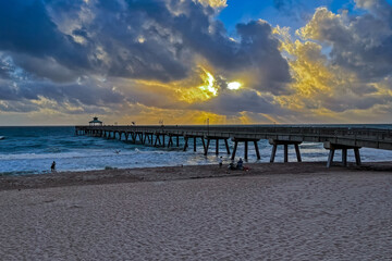 pier on the beach