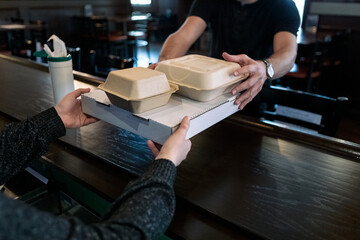 Crisis: Man Gets Takeout Food From Closed Restaurant