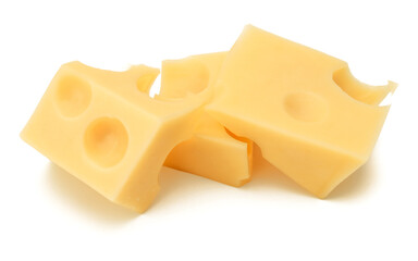 Cheese isolated on white background