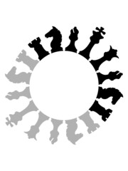 Schach Kreis Rund 