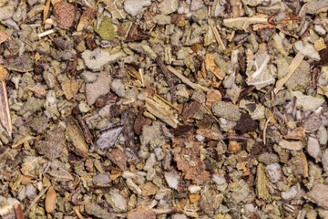 Macro image of Sage leaves
