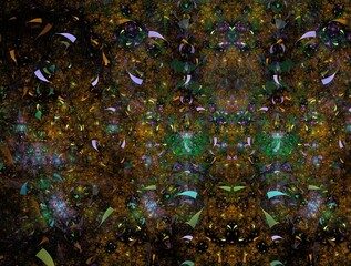 Imaginatory fractal background Image