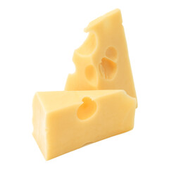 Cheese isolated on white background