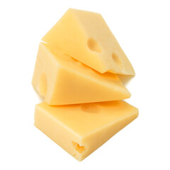 Cheese isolated on white background