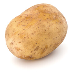 new potato tuber isolated on white background cutout
