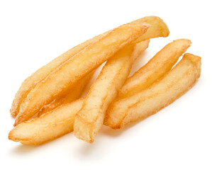French Fried Potatoes isolated on white background