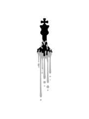 Farbe Tropfen König 