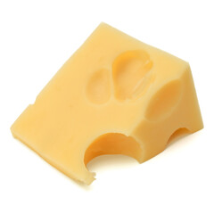 Cheese isolated on white background