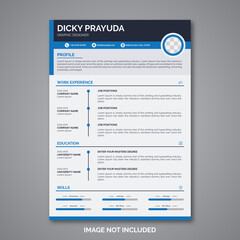 Professional curriculum vitae template
