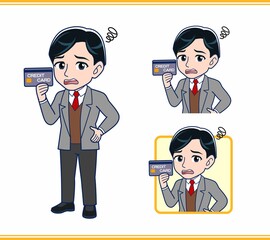 Male teacher in a gray jacket