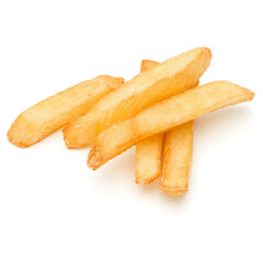 French Fried Potatoes isolated on white background