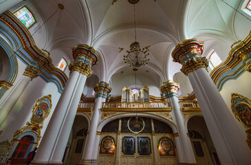 Interior of the Cathedral Basilica of Our Lady of Peace (Potosí Cathedral), Potosí, Bolivia