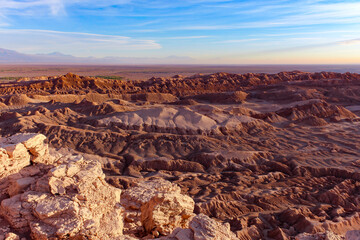 Fototapeta na wymiar Místico paraje del valle de marte, San Pedro de Atacama, Chile