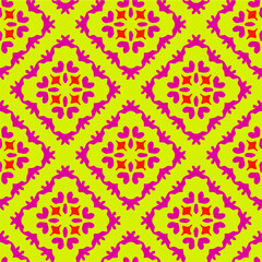 Seamless pattern with multicolored shapes.