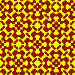 Seamless pattern with multicolored shapes.