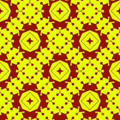 Seamless pattern with multicolored shapes.