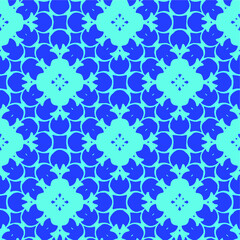  Seamless pattern with multicolored shapes.