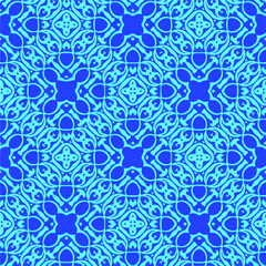  Seamless pattern with multicolored shapes.