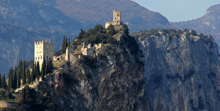 Castello Di Arco, Castle Ruins, Arco, Italy
