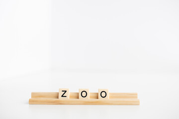 tiles spelling the phrase zoo