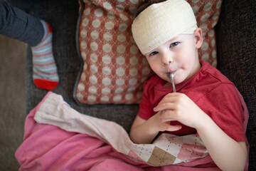 caring for a sick patient