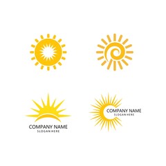 sun illustration logo
