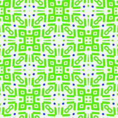  Seamless pattern with multicolored shapes.