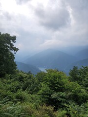 奥多摩湖の風景