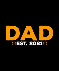 Father typography quote design for awesome dad for gift card, banner, vector, t-shirt, poster, print, label