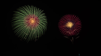 Fototapeta premium fireworks in the night sky