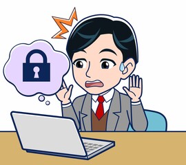 Male teacher in a gray jacket