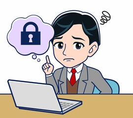 Male teacher in a gray jacket