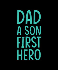 Father typography quote design for awesome dad for gift card, banner, vector, t-shirt, poster, print, label